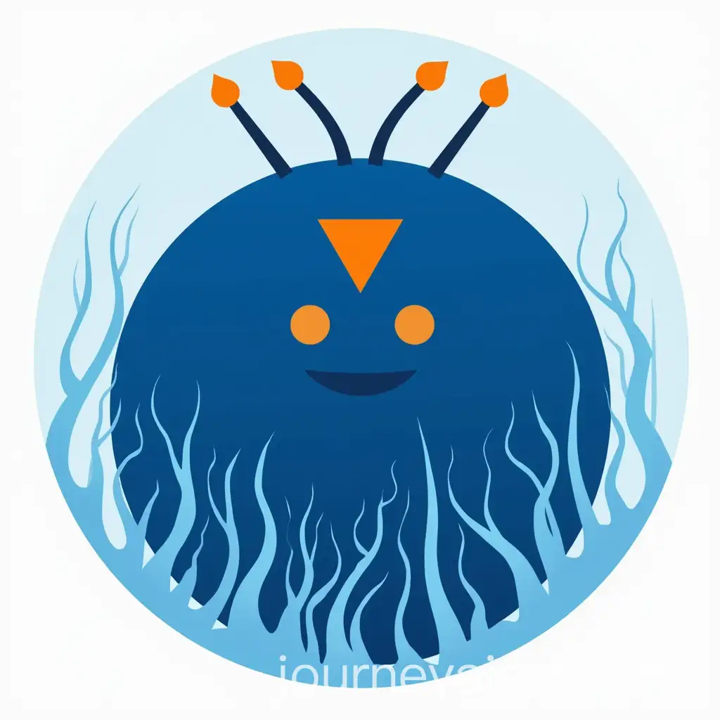 Abstract-Deep-Blue-Entity-withAI-Art-Prompt-Expansion-Tentacles-and-Orange-Triangle-in-Underwater-Setting