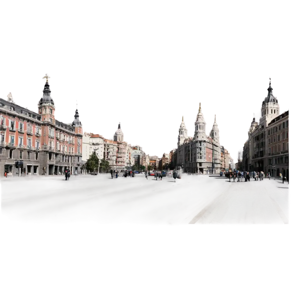 Stunning-PNG-Image-of-Madrid-City-Center-A-Visual-Treat-for-Art-and-Design