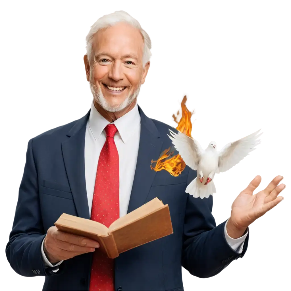 Dove-Fire-Bible-Wind-and-Oil-PNG-Image-of-a-Man-with-a-Happy-Face-in-a-Suit-Symbolizing-Spiritual-Renewal