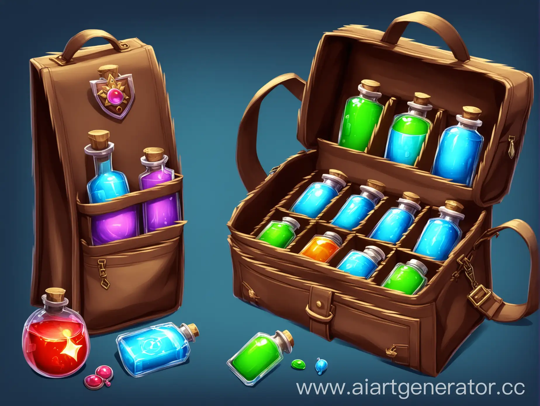 Inverter-Game-Item-Bag-with-Health-and-Mana-Potions