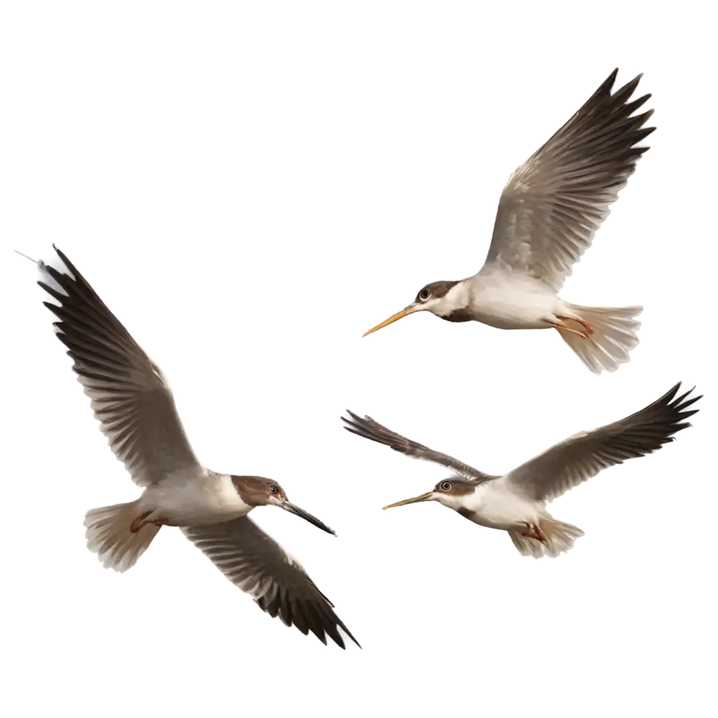 beach birds flying