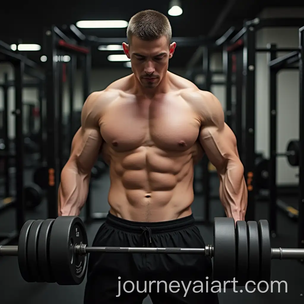 Muscular-Pale-White-Man-Transforming-with-Weights-in-Gym-Setting