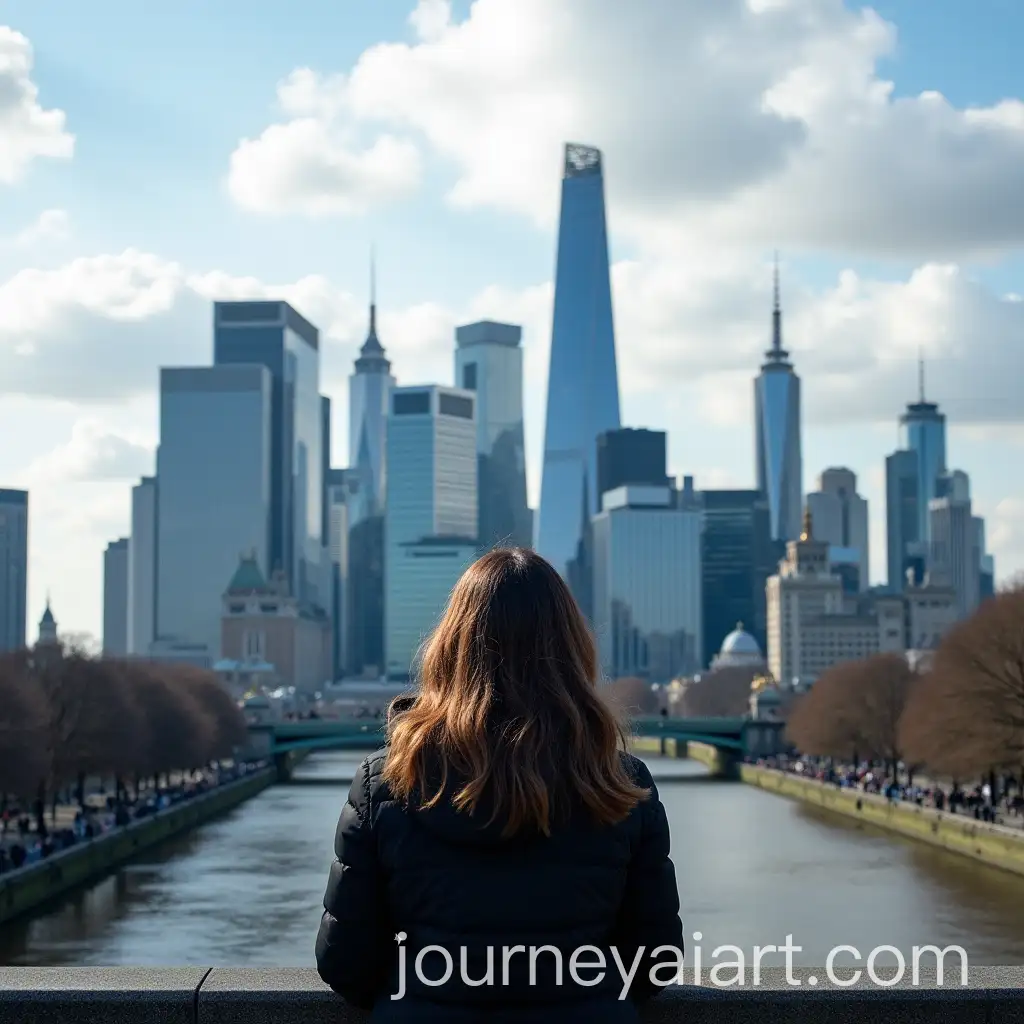 Person-Standing-in-Front-of-Londons-Skyscrapers