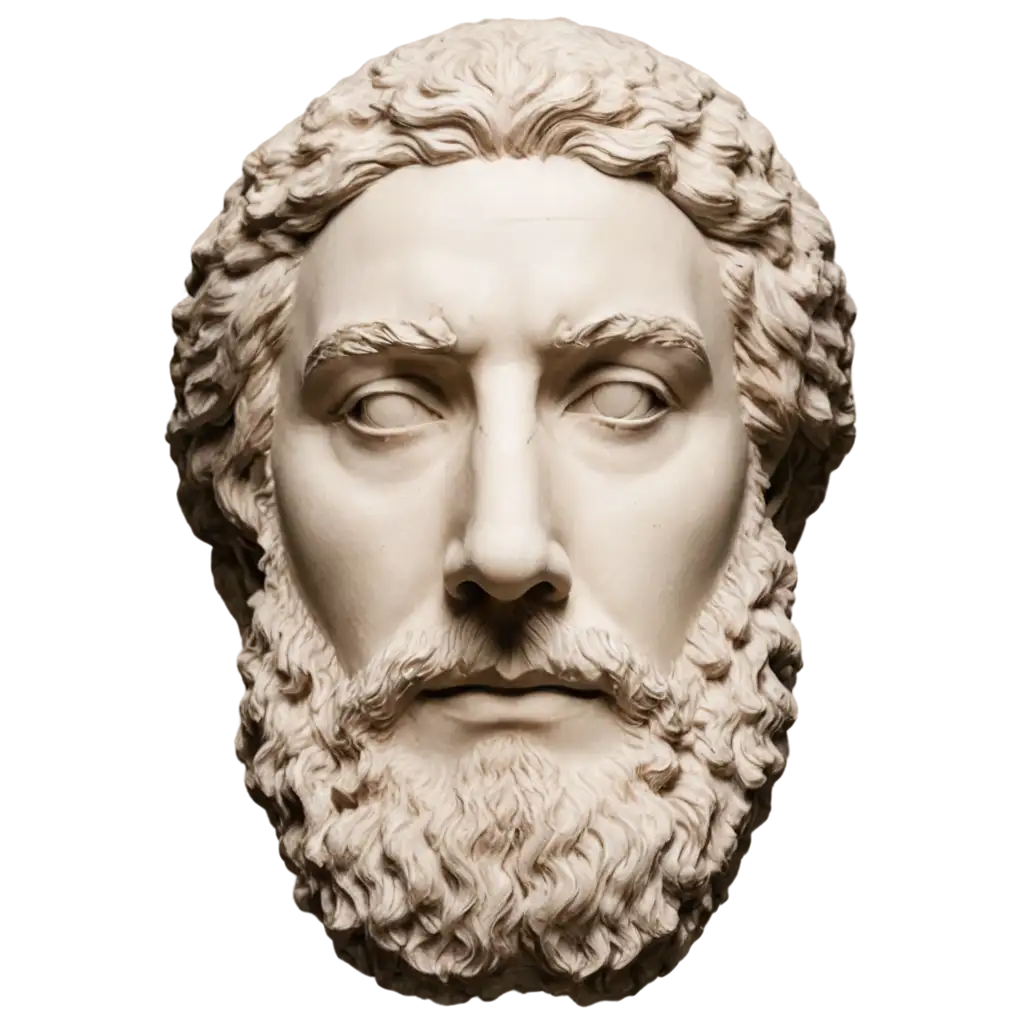 Greek-Male-Face-Sculpture-with-Beard-PNG-Image-for-Detailed-Frontal-Representation