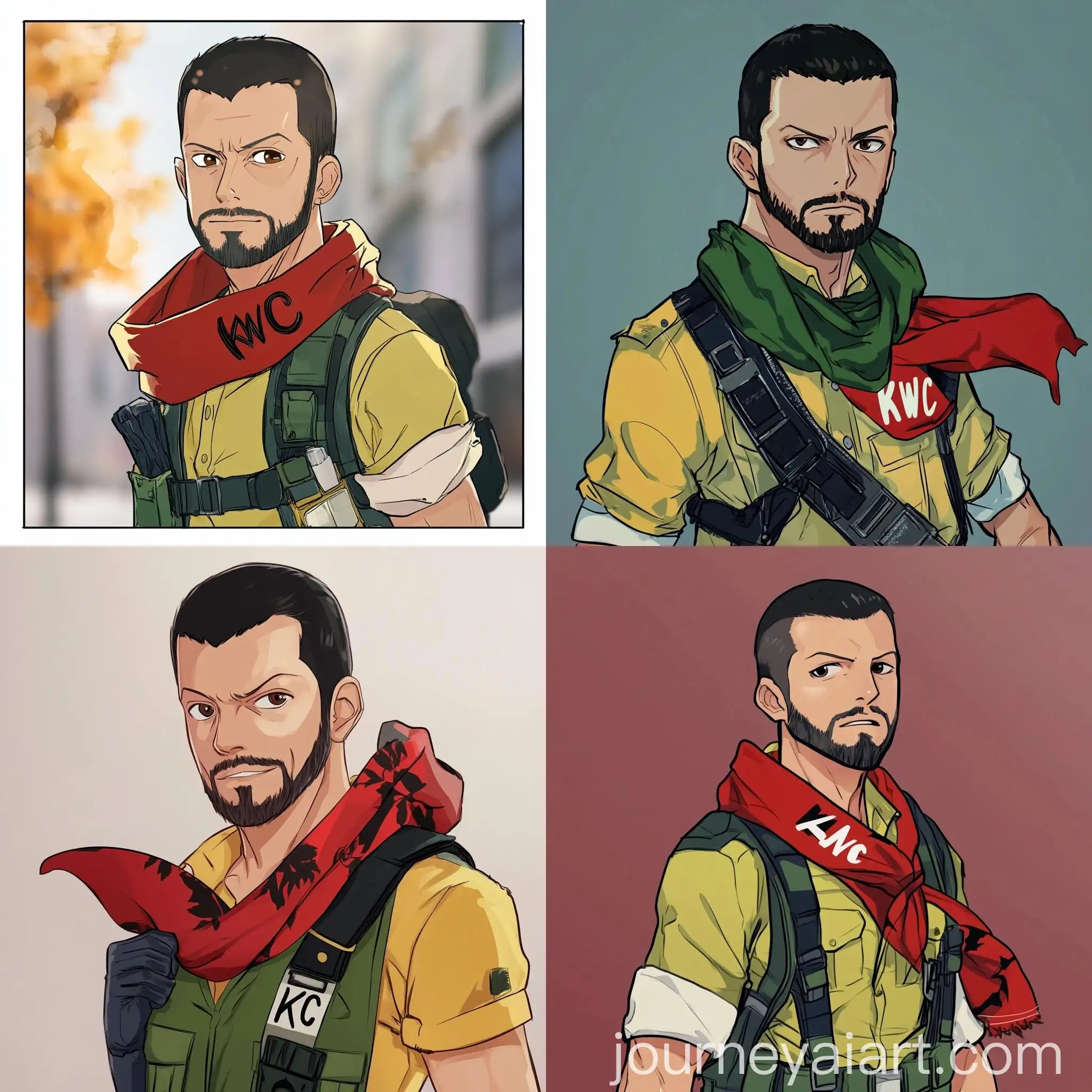 Korean-Webtoon-Style-Character-with-KWC-Scarf