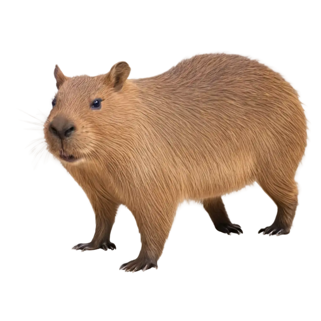 Cheerful-Capybara-PNG-Image-Perfect-for-Enhancing-Your-Creative-Projects