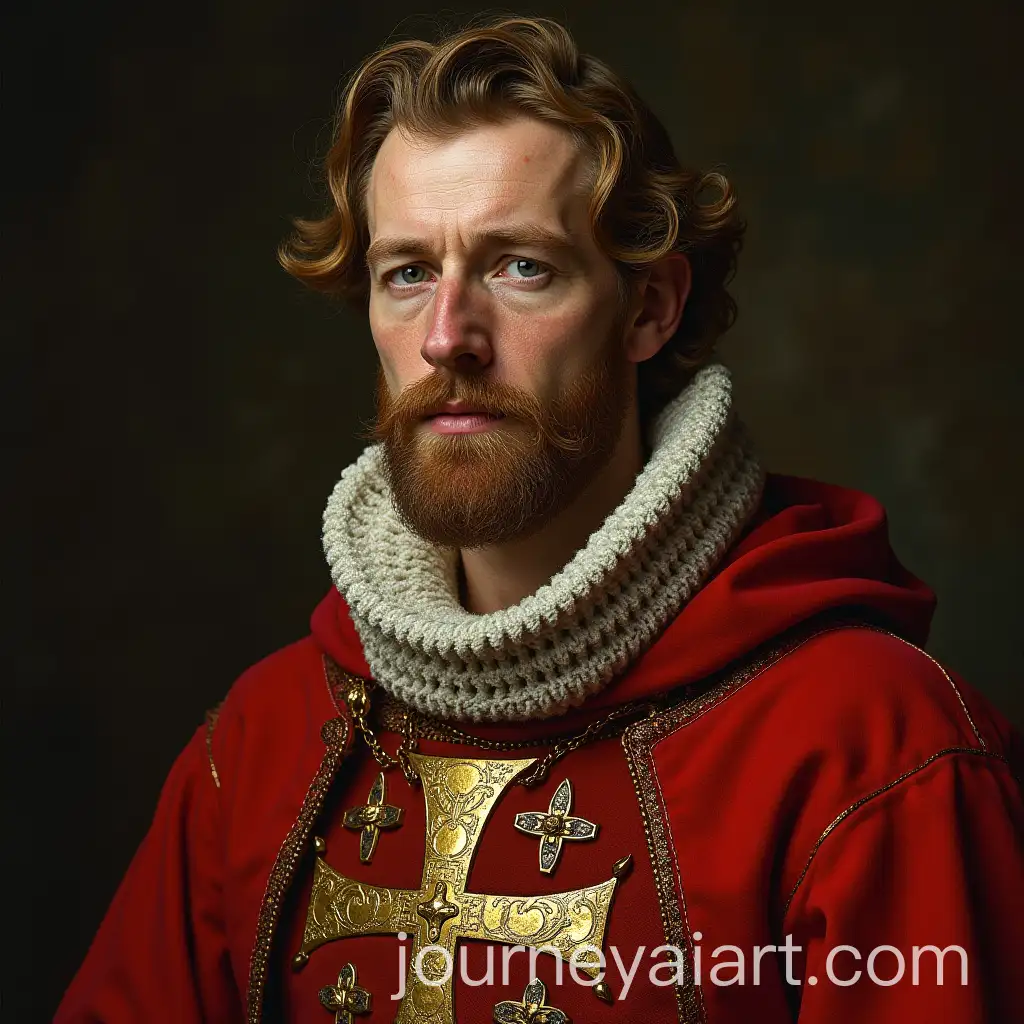 Knight-of-the-Order-of-the-Holy-Spirit-in-1600-Armor-and-Attire