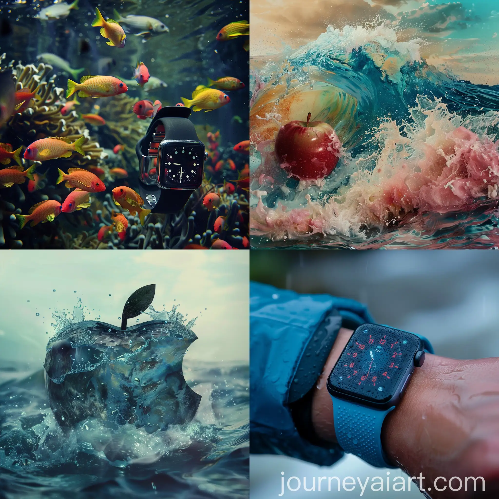 Vibrant-Apple-Ocean-Band-Illustration