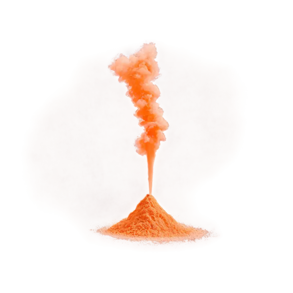 Powder-in-Air-Orange-Color-PNG-HighQuality-Transparent-Image-for-Creative-Projects