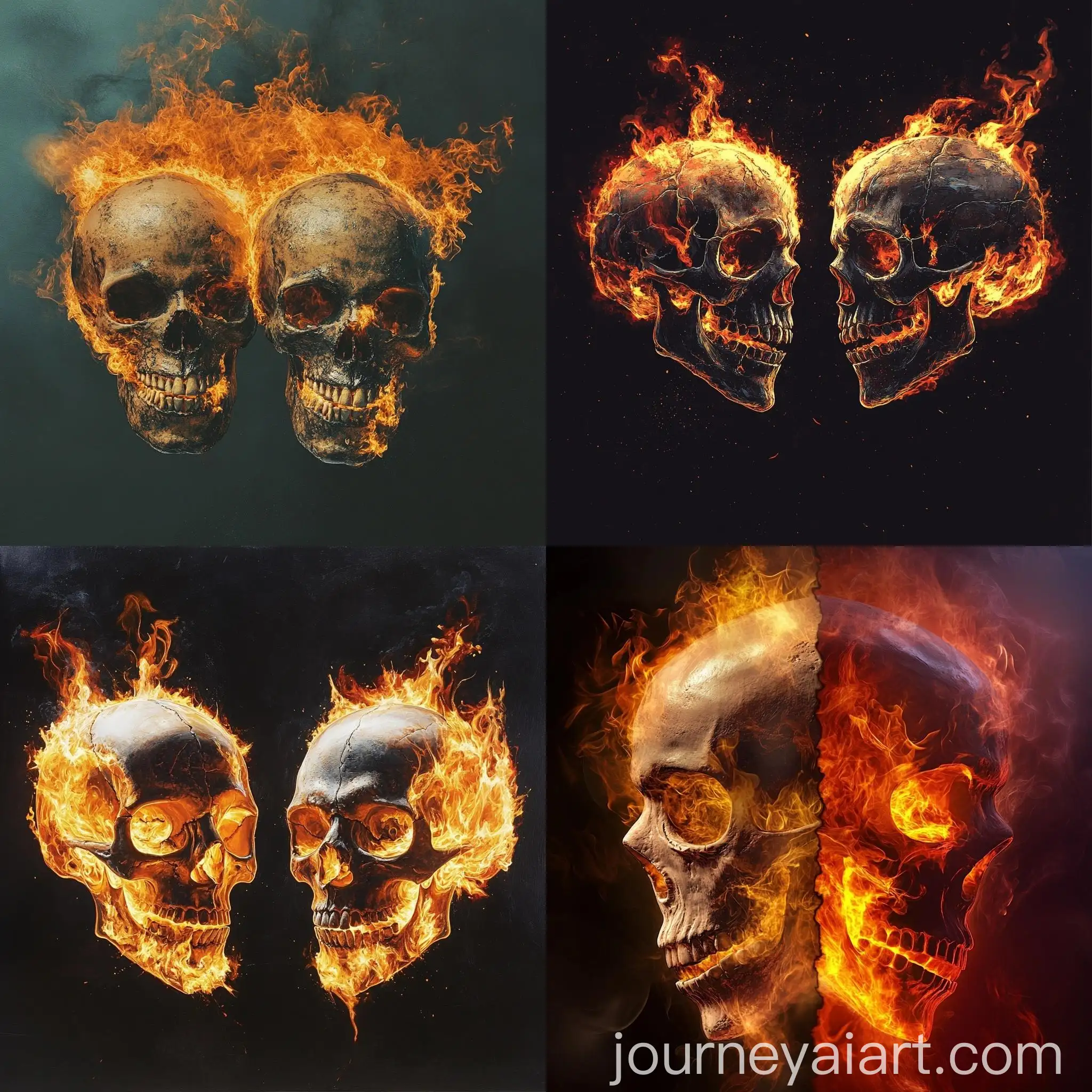Two-Opposite-Flaming-Skulls-in-Fiery-Clash