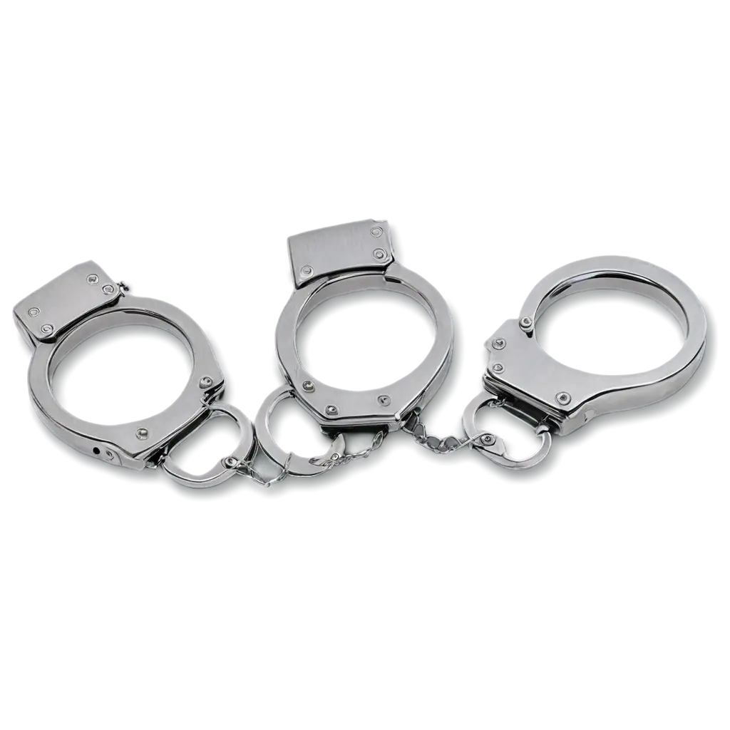 Realistic-Handcuffs-PNG-Image-with-Metallic-Shine-for-Digital-and-Graphic-Design