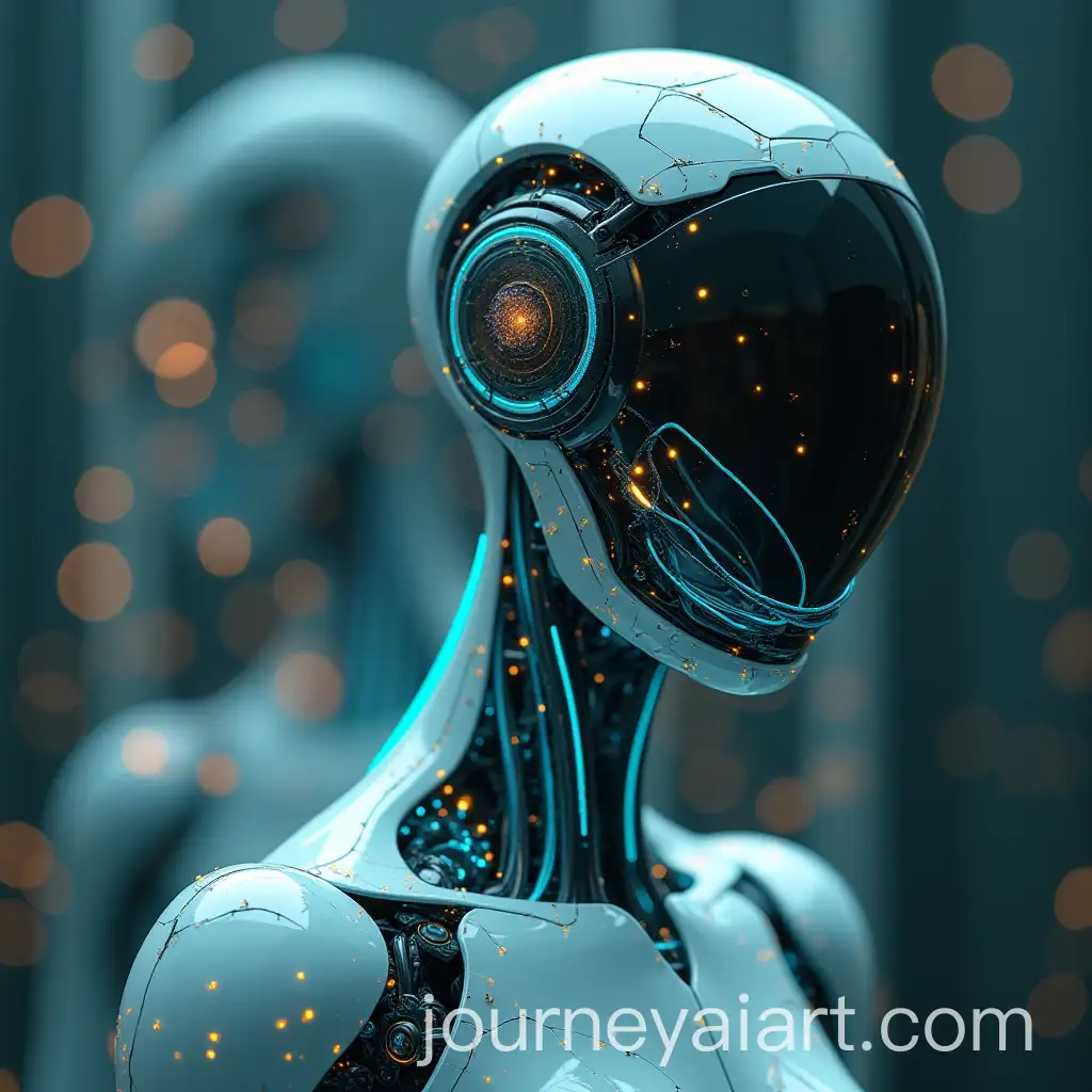 Cyberpunk-Robotic-Silk-Worms-Weaving-Androids-Skin-in-a-Medical-Setting