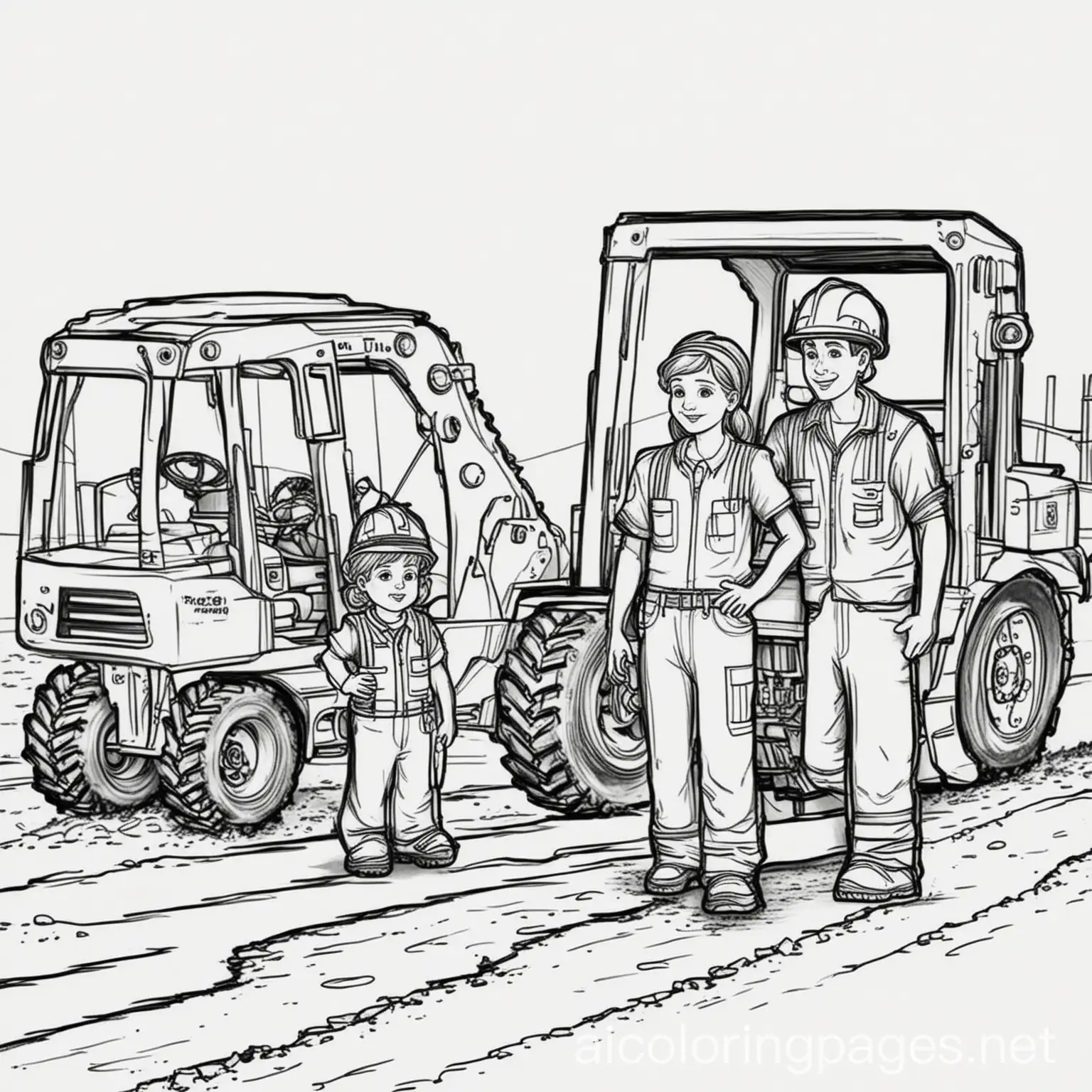 Construction-Workers-at-Road-Construction-Site-Coloring-Page