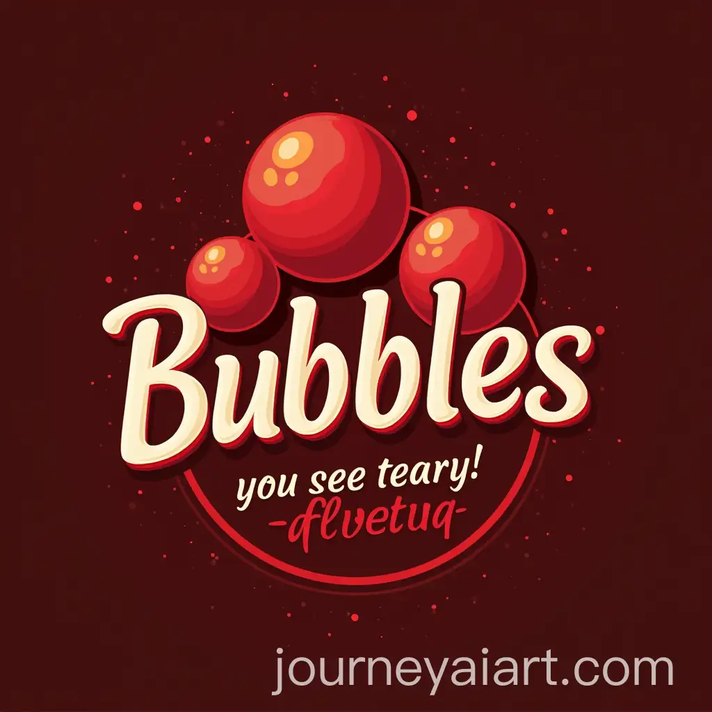 Elegant-Red-Logo-Design-Featuring-Bubbles-with-a-Band-Musicians-Theme