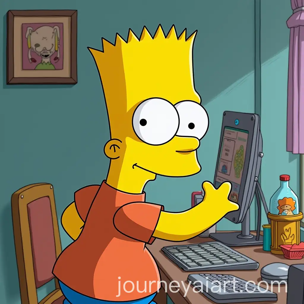 AI-Image-Prompt-ExpansionCartoon-Character-Inspired-by-Bart-Simpson-in-Realistic-Style