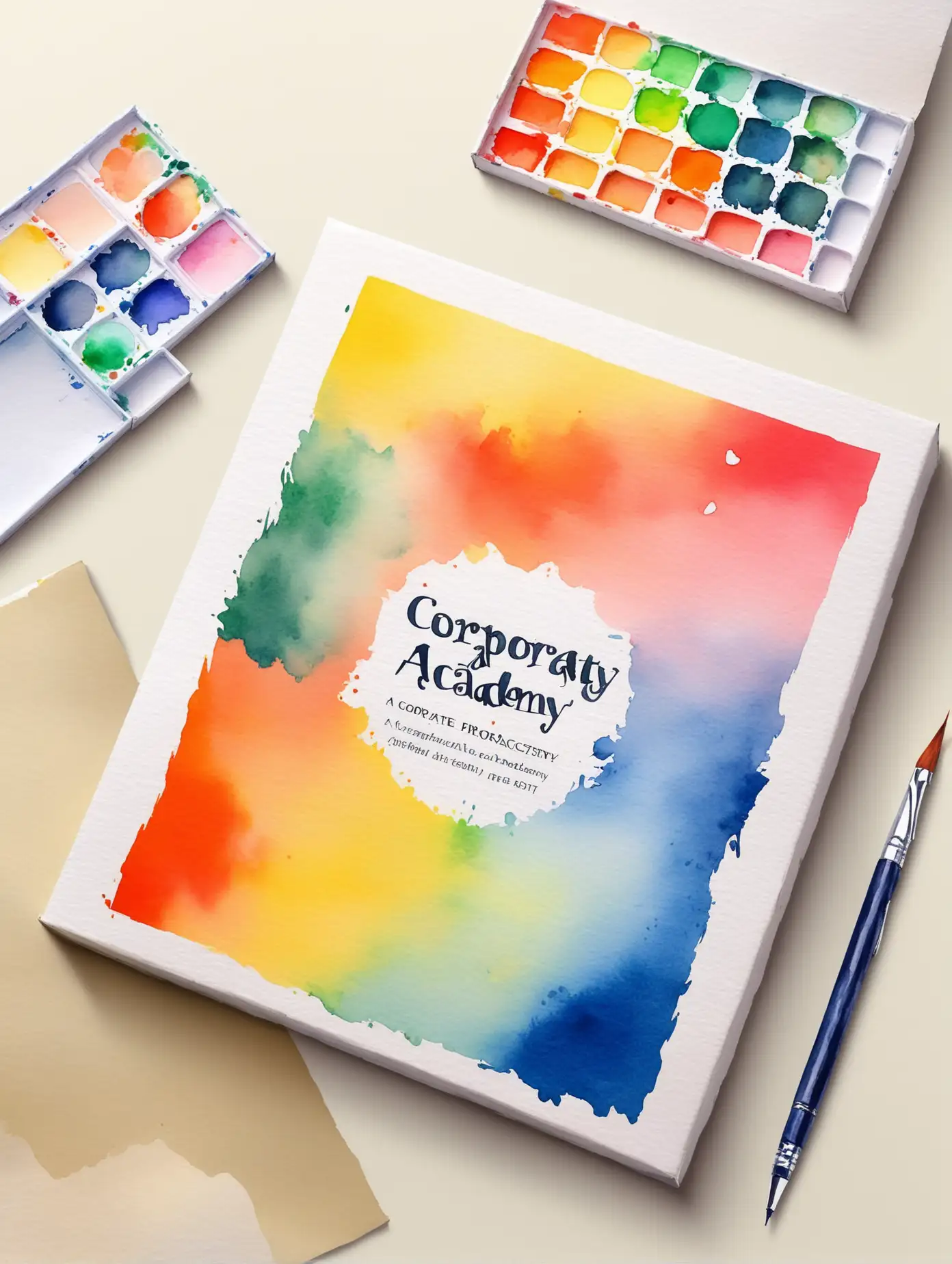 Corporate-Style-Watercolor-Print-Paper-Package-for-Art-Academy