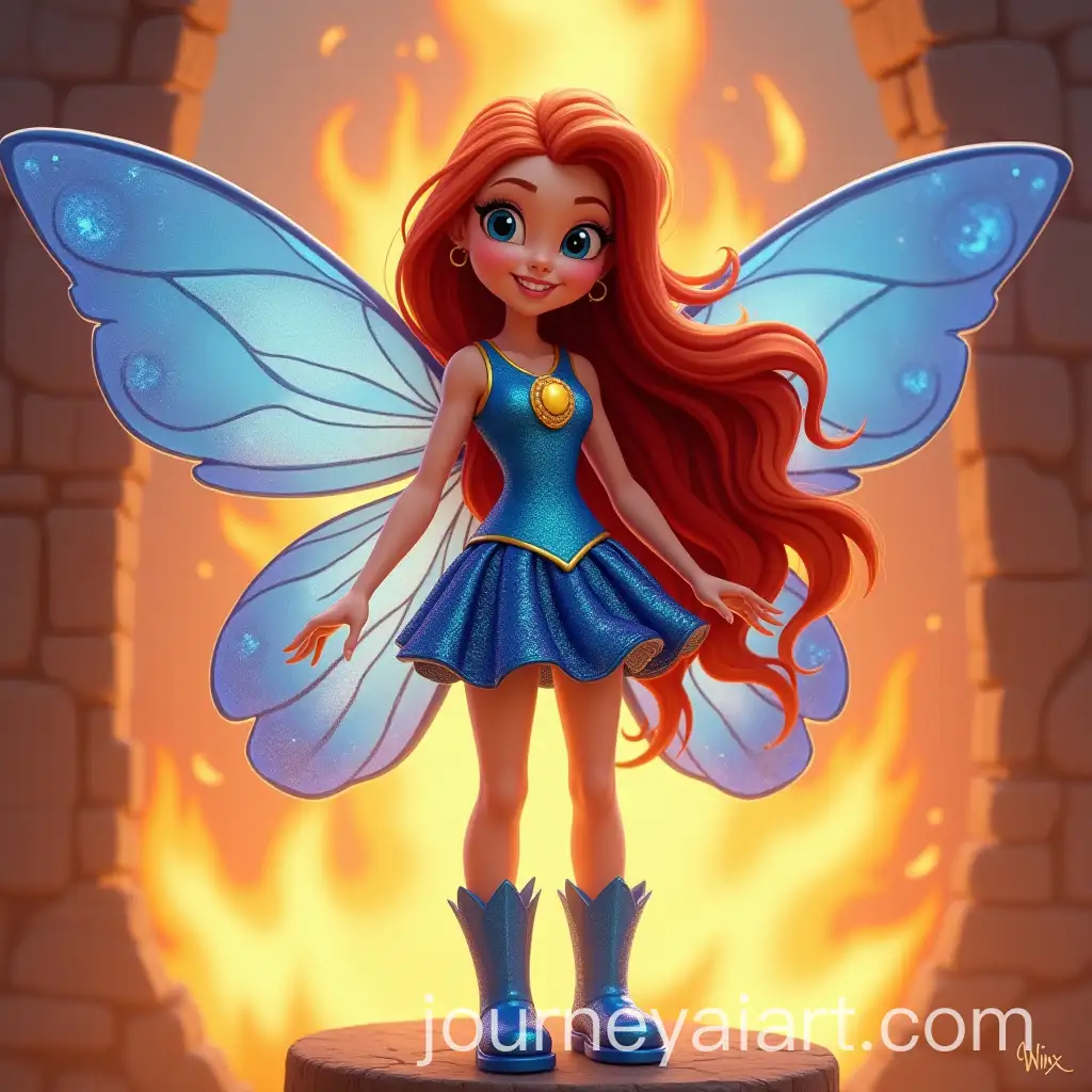 Bloom-from-Winx-with-Red-Hair-and-Sparkling-Fairy-Outfit-in-Fiery-Background