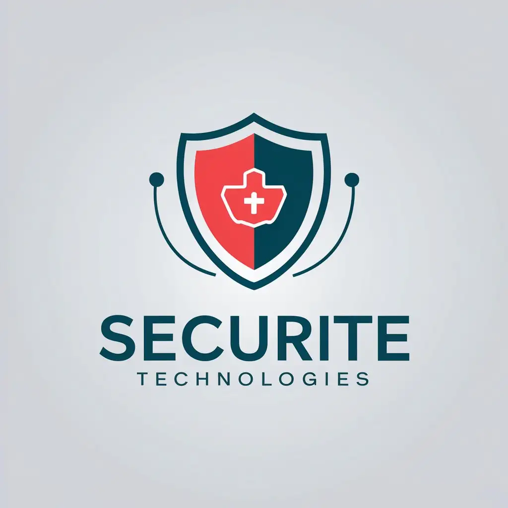 LOGO Design for SecurITe Technologies Shield Symbolizing Security in Healthcare IT