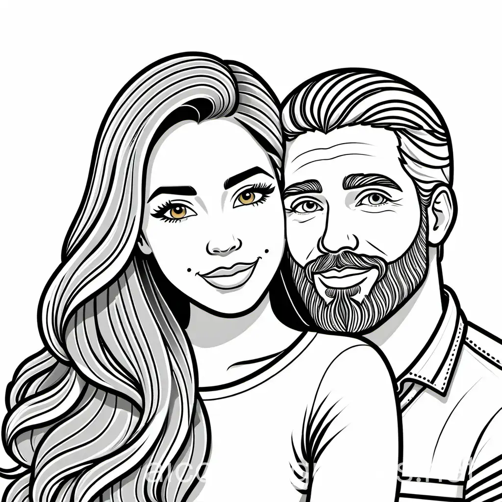 Interracial-Couple-Hugging-Coloring-Page