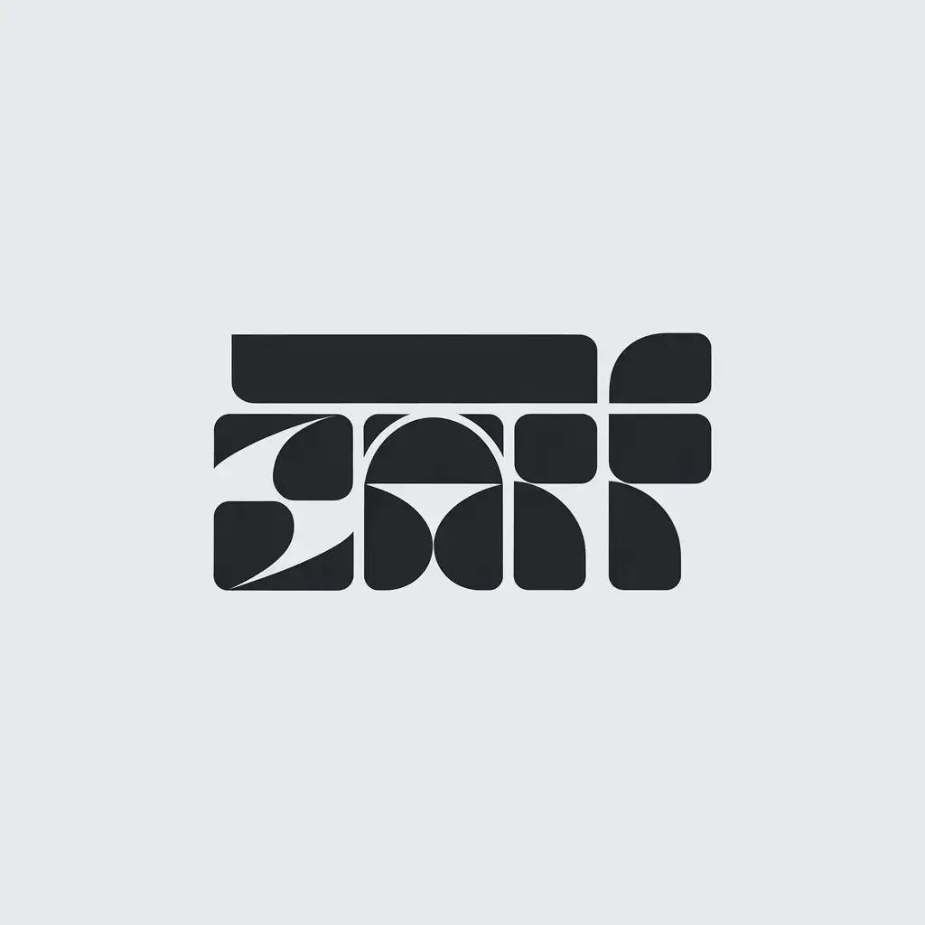 LOGO Design for ZAFF Modern Wordmark with Clear Background and Bold Typography