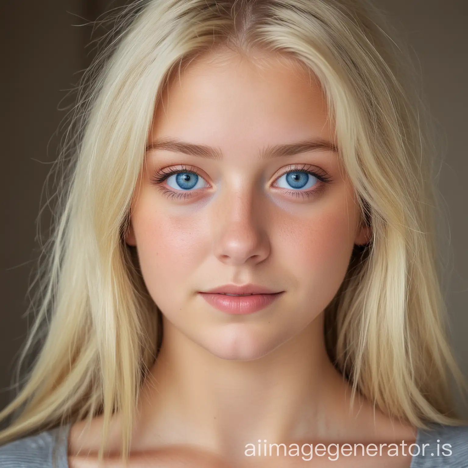 Blond Girl, 20 years old, blue eyes