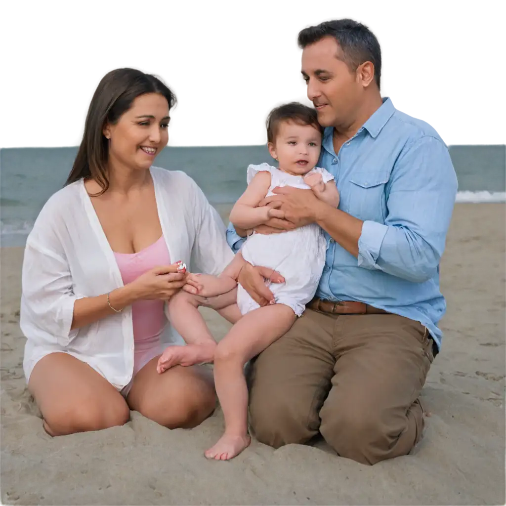 Beautiful-Baby-Girl-with-Parents-on-the-Beach-PNG-Image-for-HighQuality-Family-Moments