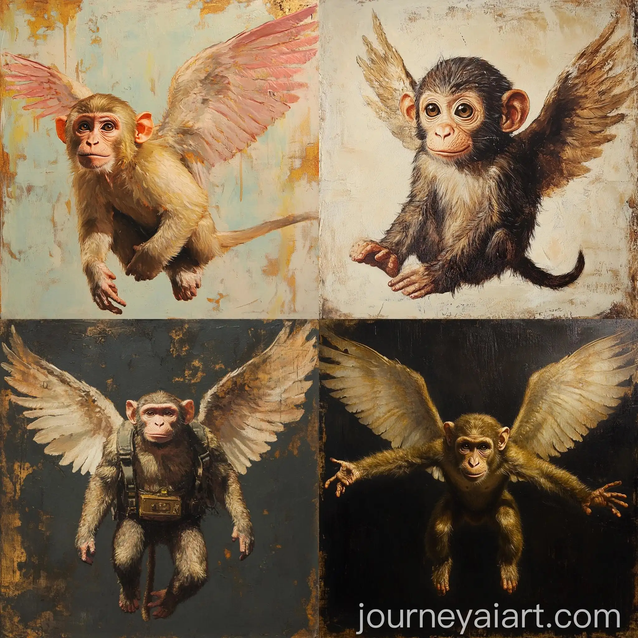 Flying-Monkey-with-Wings-Fantasy-Art