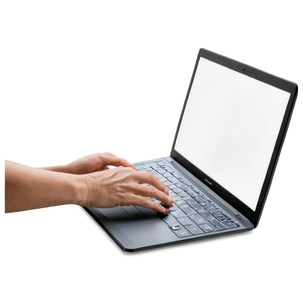 Hands-Typing-on-a-Laptop-with-Graphical-Display-Enhanced-PNG-Image-for-Online-Clarity