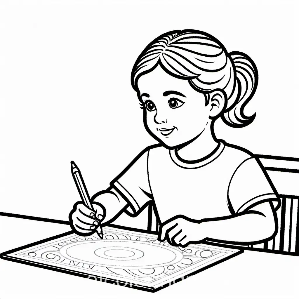 Child-Sharing-a-Toy-in-a-Simple-Coloring-Page