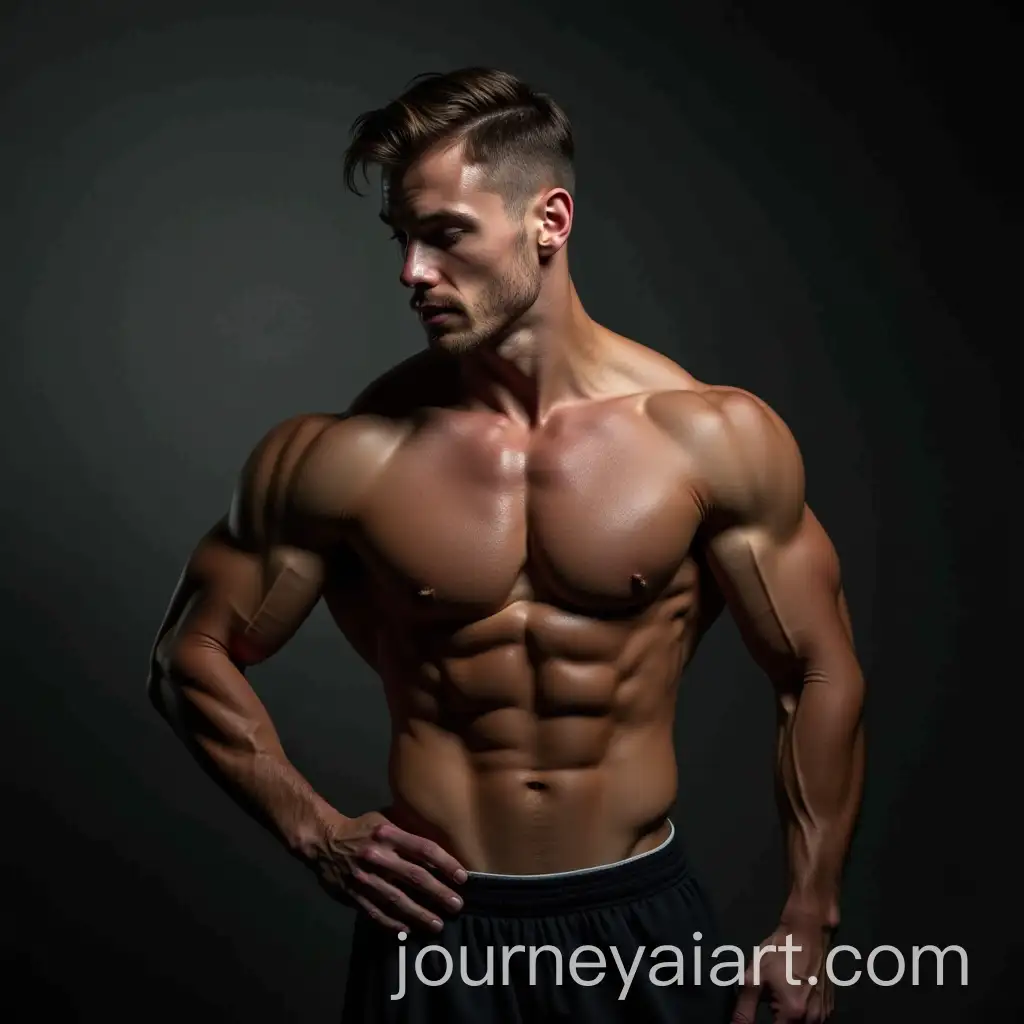 Muscular-Man-Relaxing-After-Intense-Workout-Session