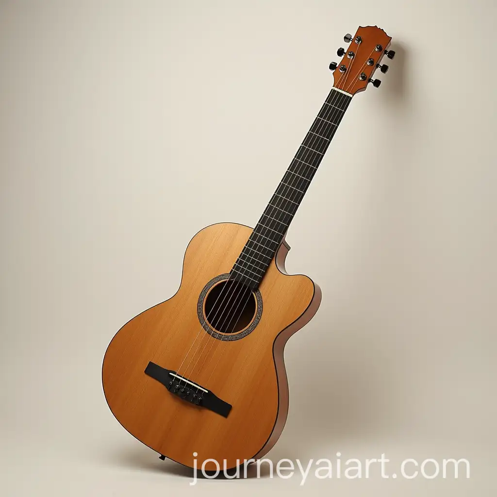Minimalistic-Guitar-with-Artistic-Strings-Representing-Freedom-and-Creativity