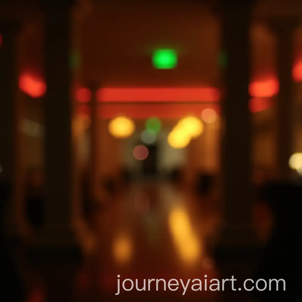 Festive-and-Sophisticated-Hallway-with-Bokeh-Lights-and-Luxurious-Columns