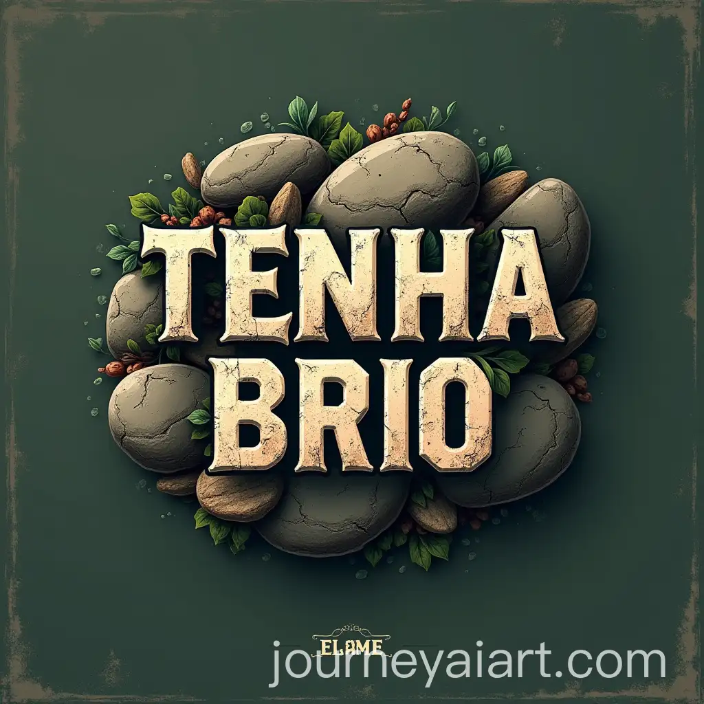 TENHA-BRIO-Logo-Design-with-Rustic-Strong-and-Authentic-Appeal