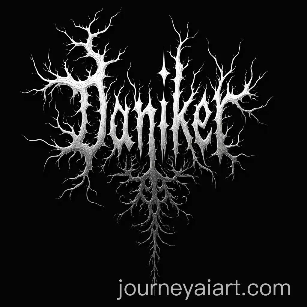 Dark-Black-Metal-Band-Logo-Design-with-Fluid-Intricate-HandDrawn-Lines-and-Chaotic-Aesthetic