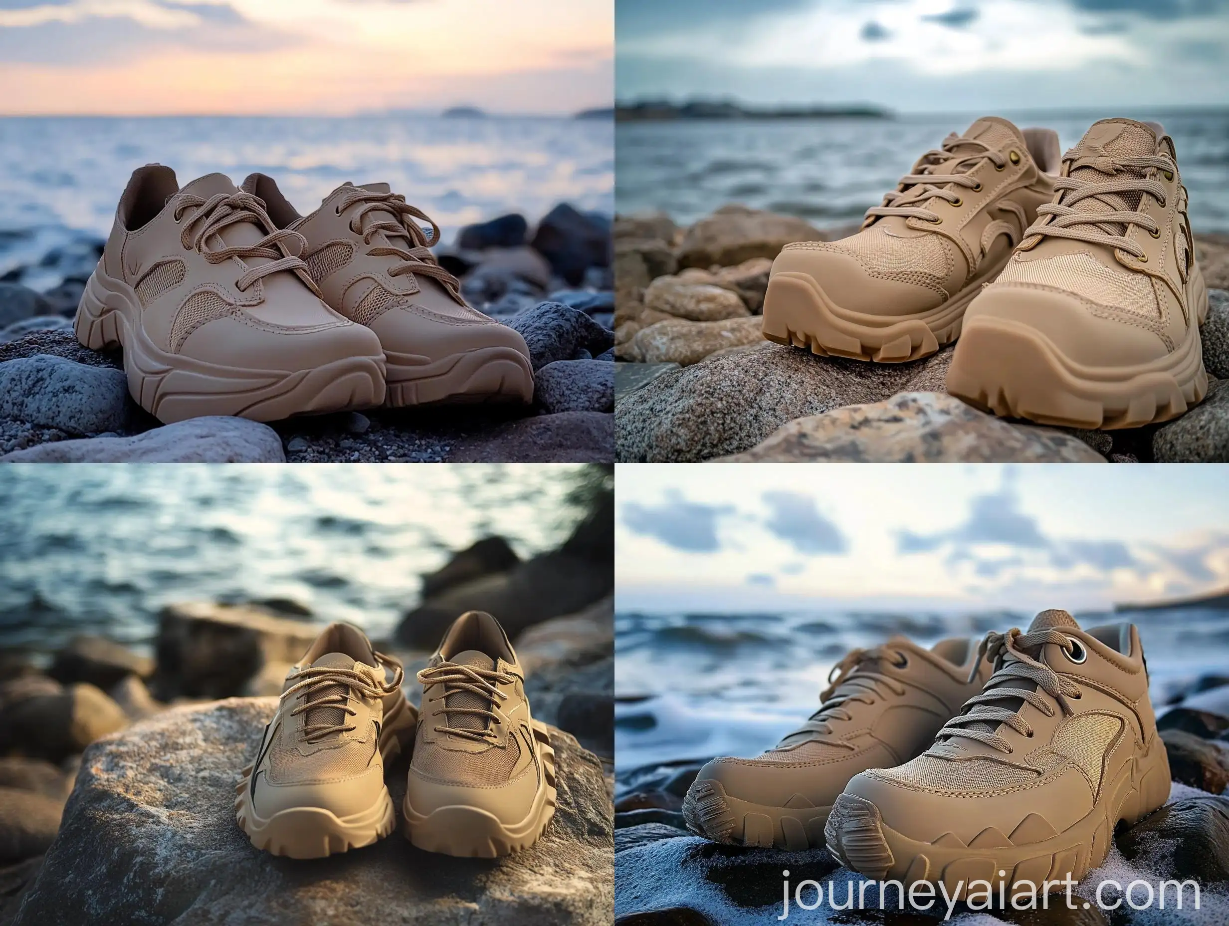 Shoes-on-Stones-by-the-Sea