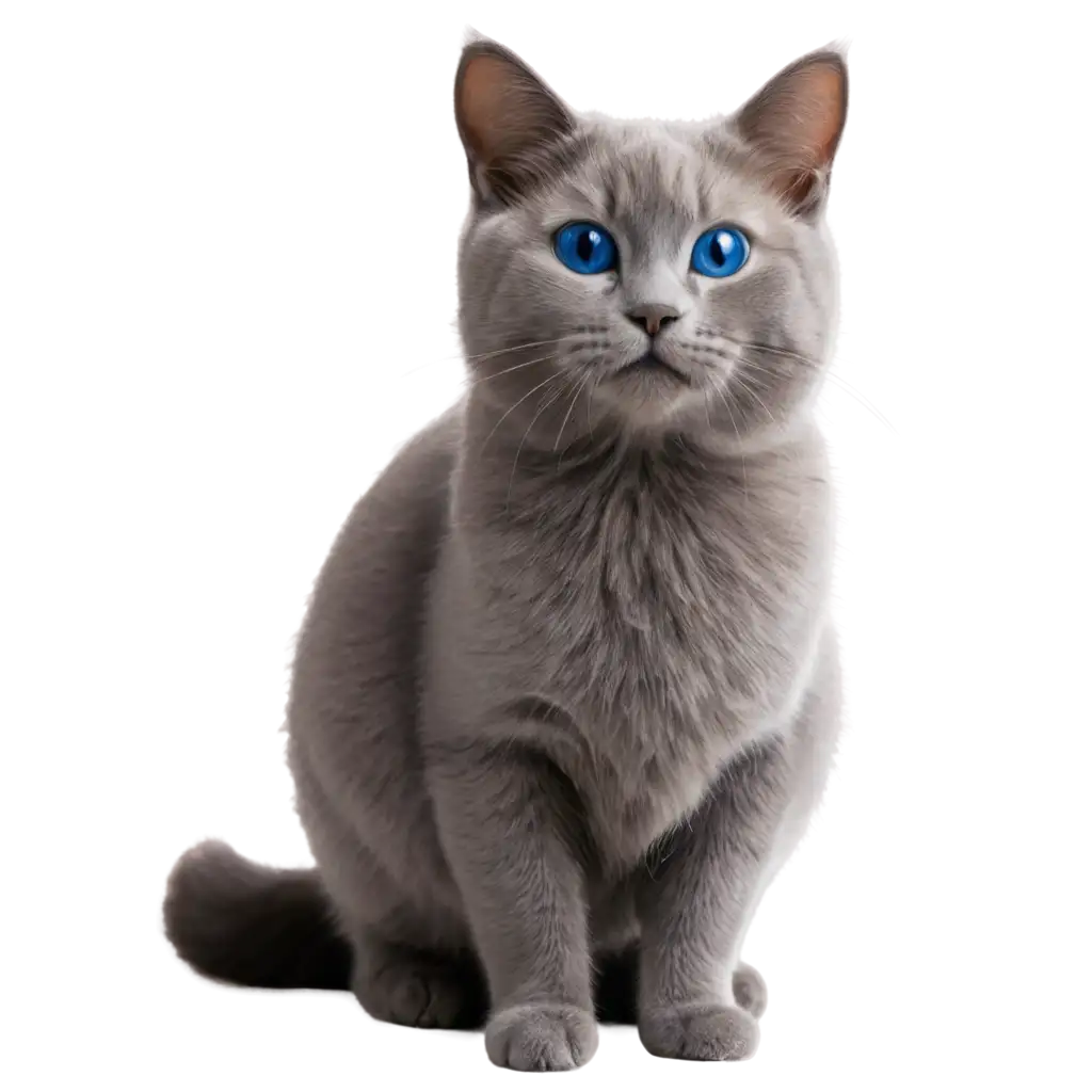 Cute-Blue-Cat-PNG-Image-Adorable-Feline-Illustration-for-Digital-Creatives