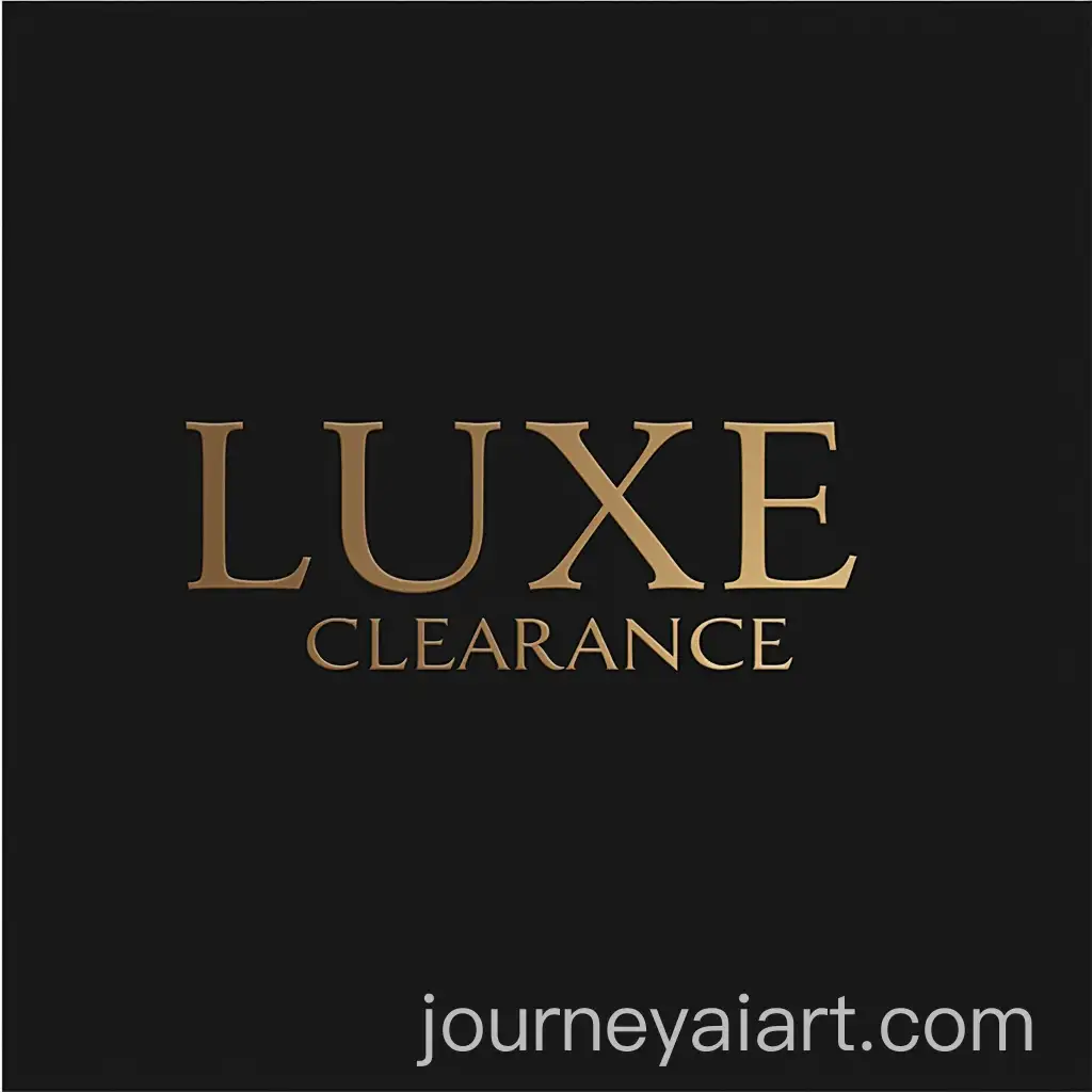 Logo-Design-for-Luxe-Clearance-Brand