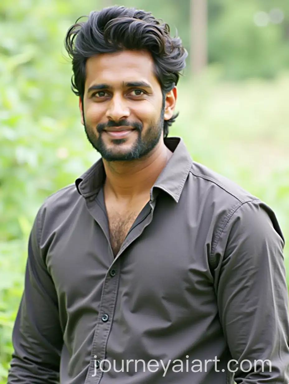 Portrait-of-Kannada-Actor-Sanchith-Sanjeev-in-a-Stylish-Setting