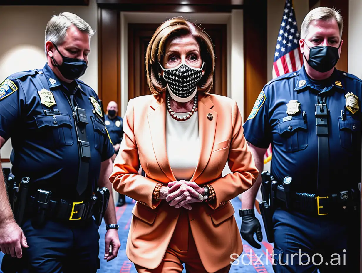 Police-Arrest-Nancy-Pelosi-for-Corruption