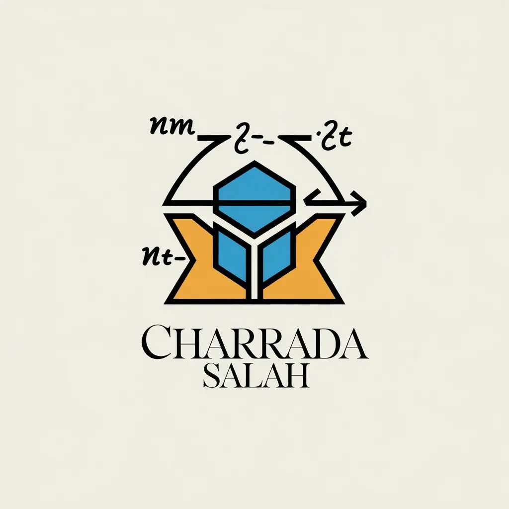 LOGO-Design-for-Charrada-Salah-Mathematical-Elegance-in-Education-Industry