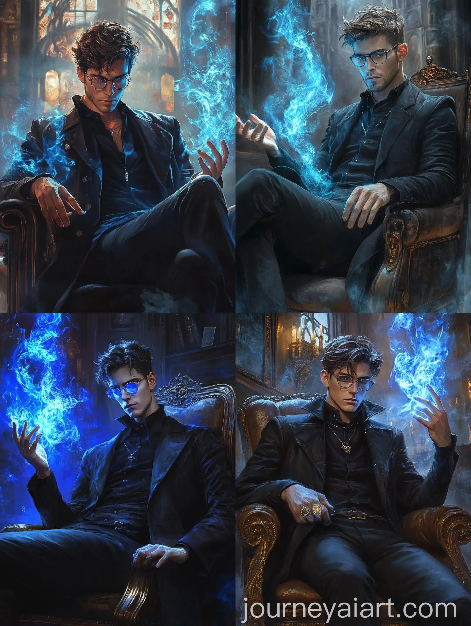 Handsome-Wizard-Casting-Blue-Flames-in-Stylish-Dark-Overcoat
