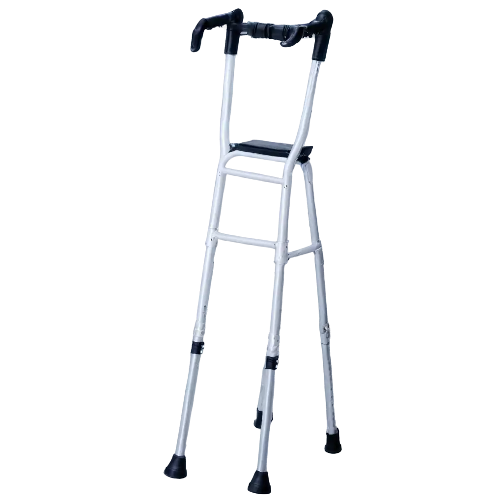 combination crutch and walker