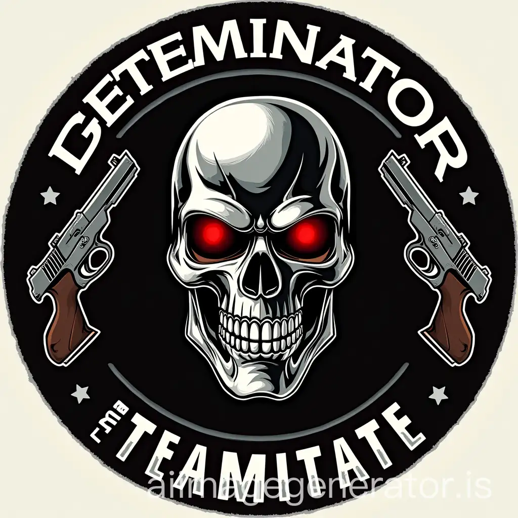 Round-Terminator-Logo-with-Weapons-on-Either-Side