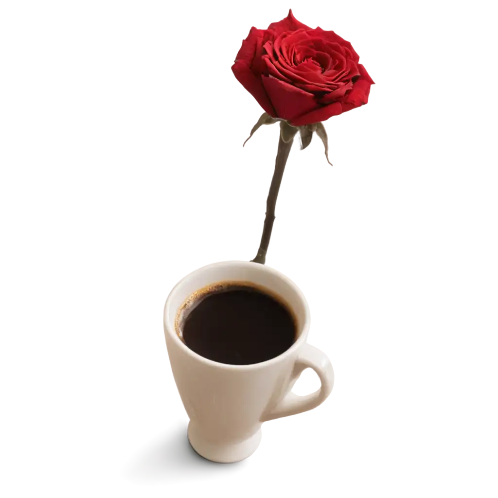 Cop-with-Coffee-and-Red-Roses-PNG-Image-Capturing-Serenity-and-Vigilance