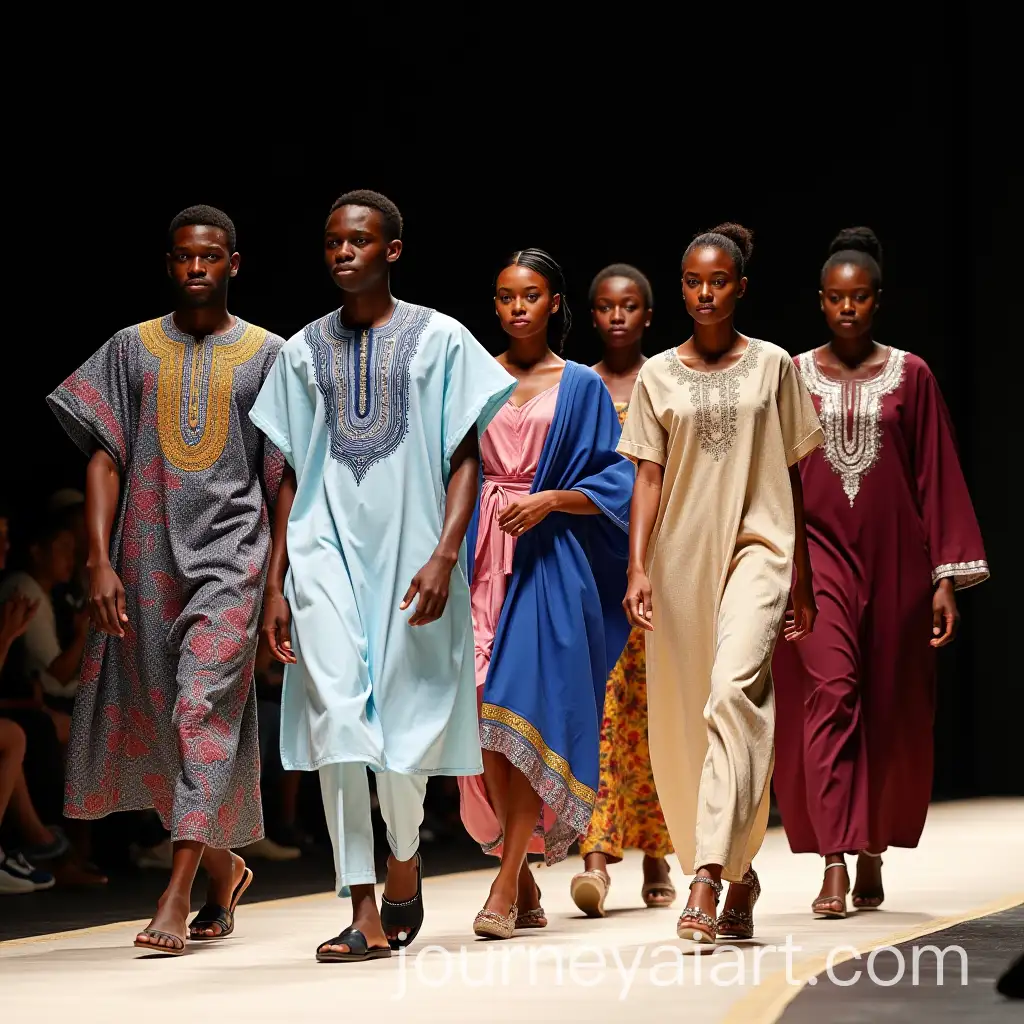 African-Models-Showcasing-Traditional-Fashion-on-Luxurious-Runway