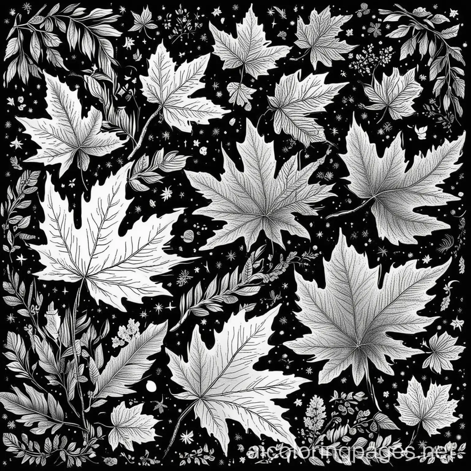 JapaneseStyle-Autumn-Leaves-Coloring-Page