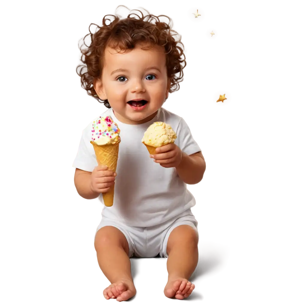 Baby-Jesus-Eating-Ice-Cream-in-Space-HighQuality-PNG-Image-for-Creative-Projects