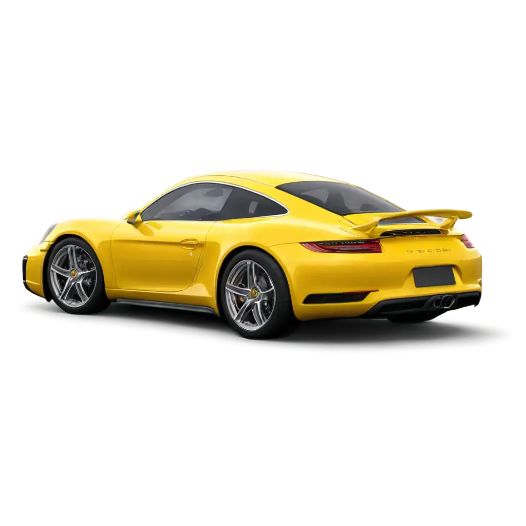 Yellow-Porsche-PNG-Image-for-HighQuality-Graphic-Use