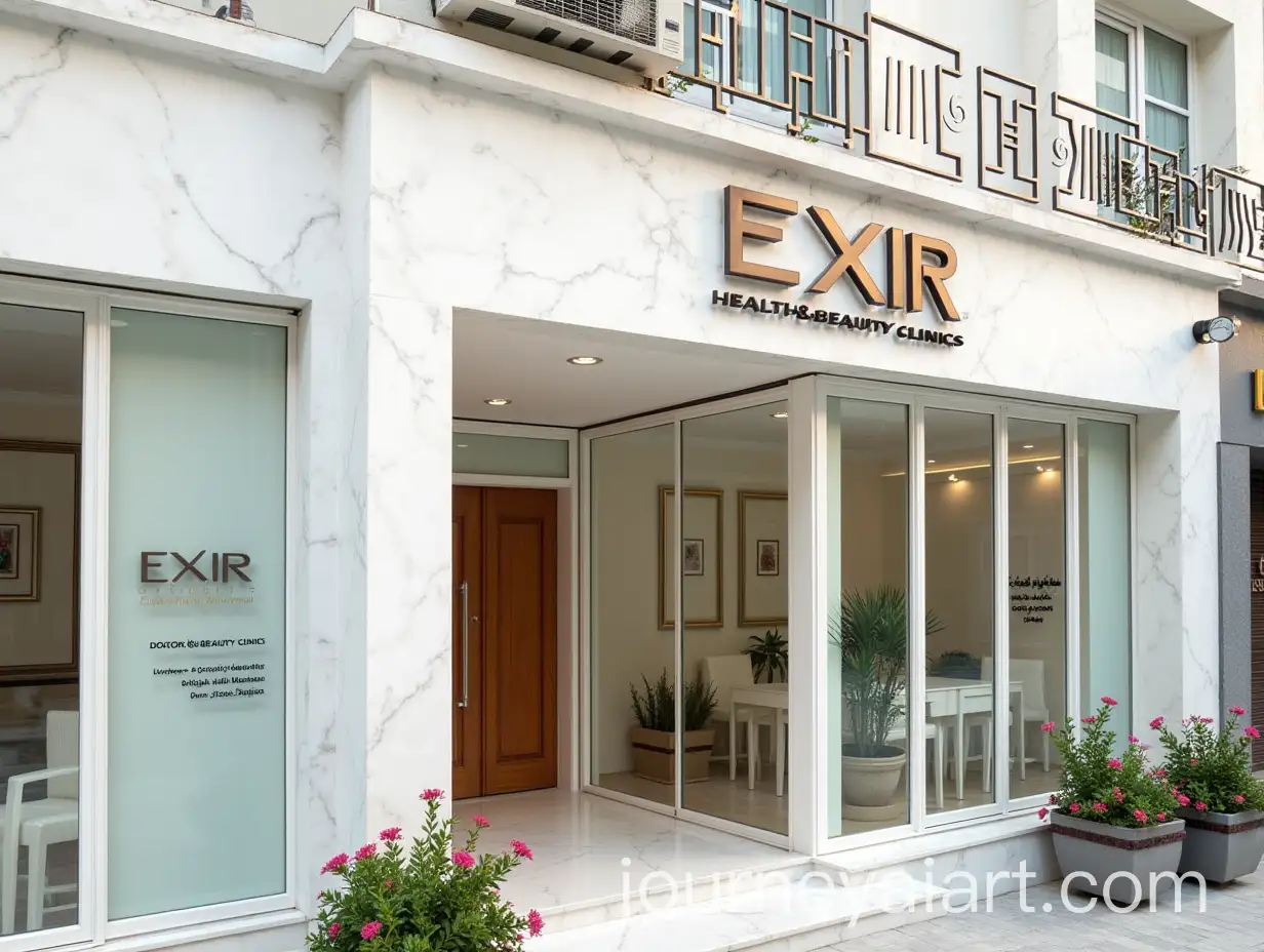 Modern-Clinic-Faade-Design-with-Elegant-Branding-and-Professional-Aesthetic-Elements