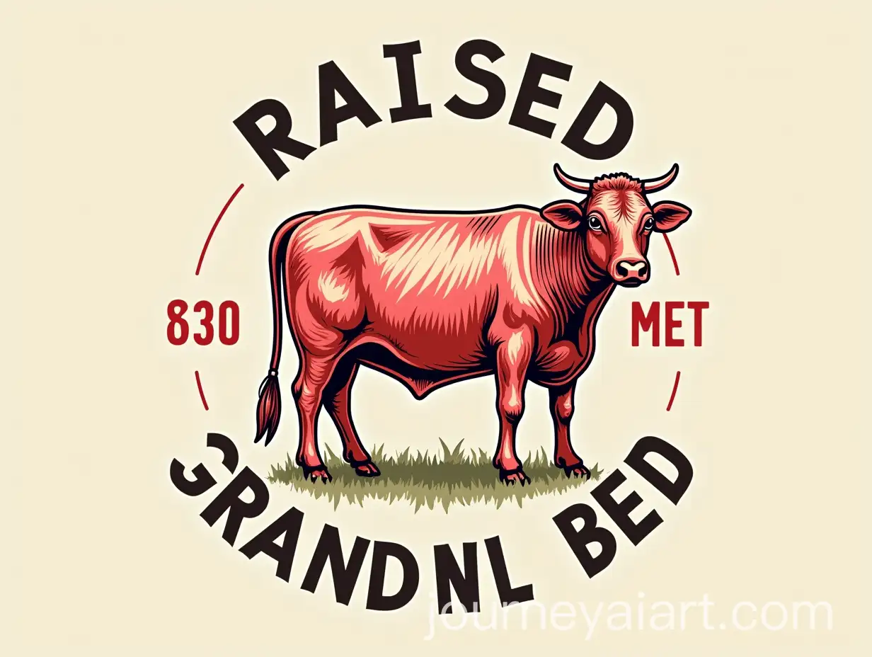 FarmRaised-Ground-Beef-Logo-Design